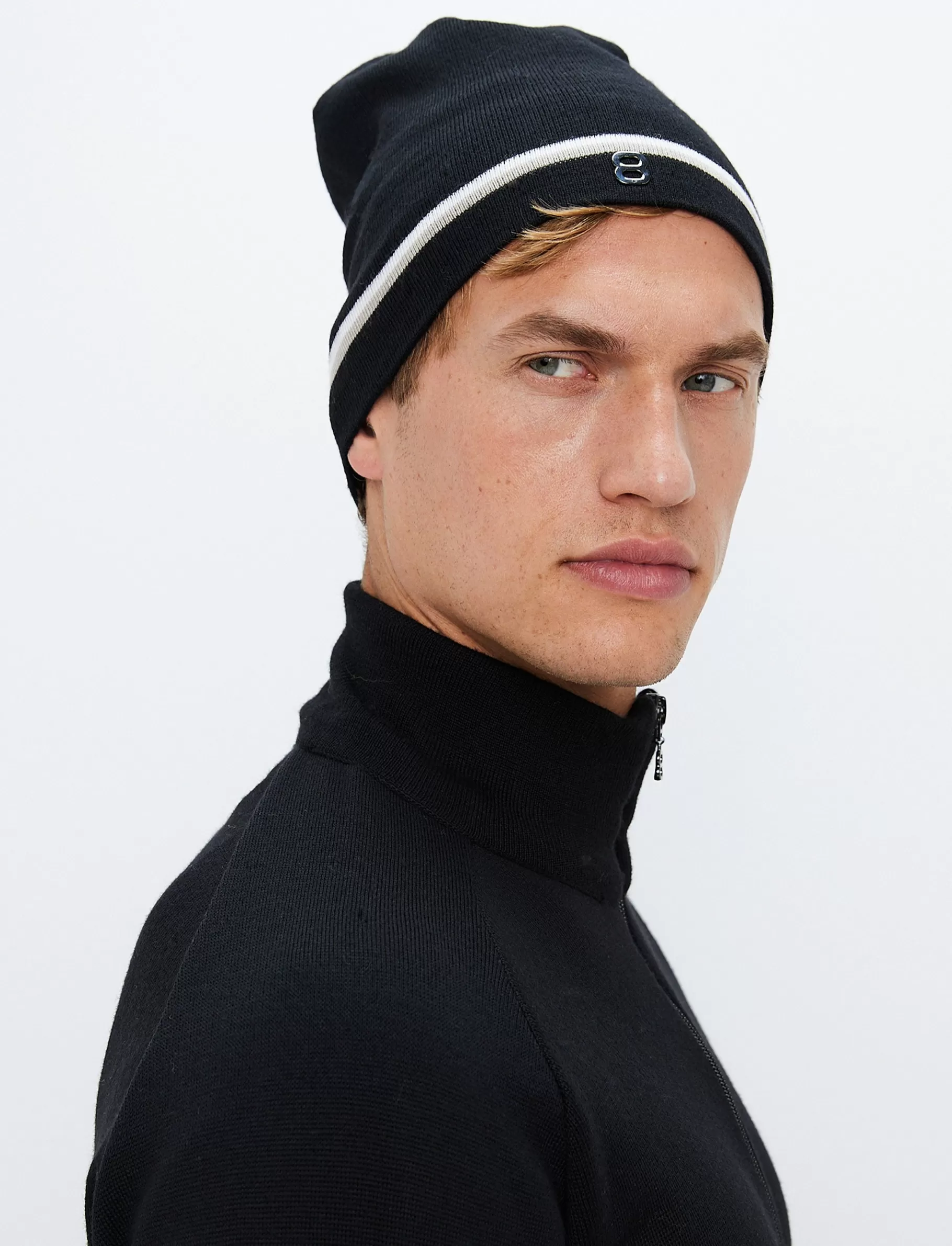 8848 Altitude Asp Stripe Wool Beanie -* Accessories