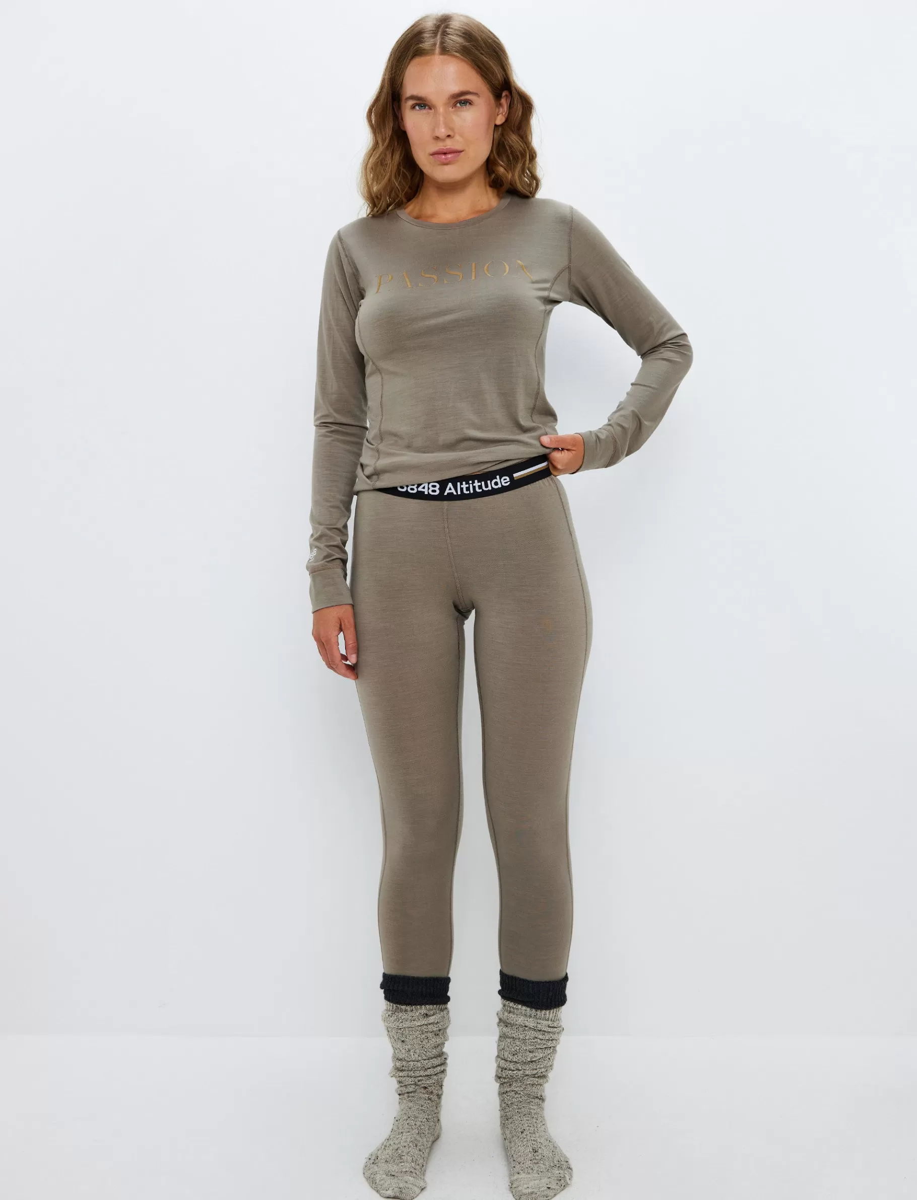 8848 Altitude Sol W Wool Pant -*Women Second Layer